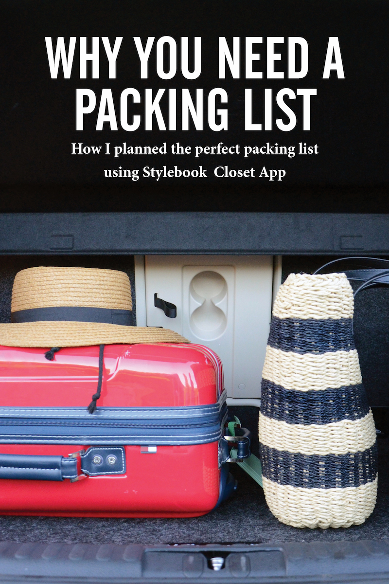 Stylebook Closet App: How To Pack With Stylebook
