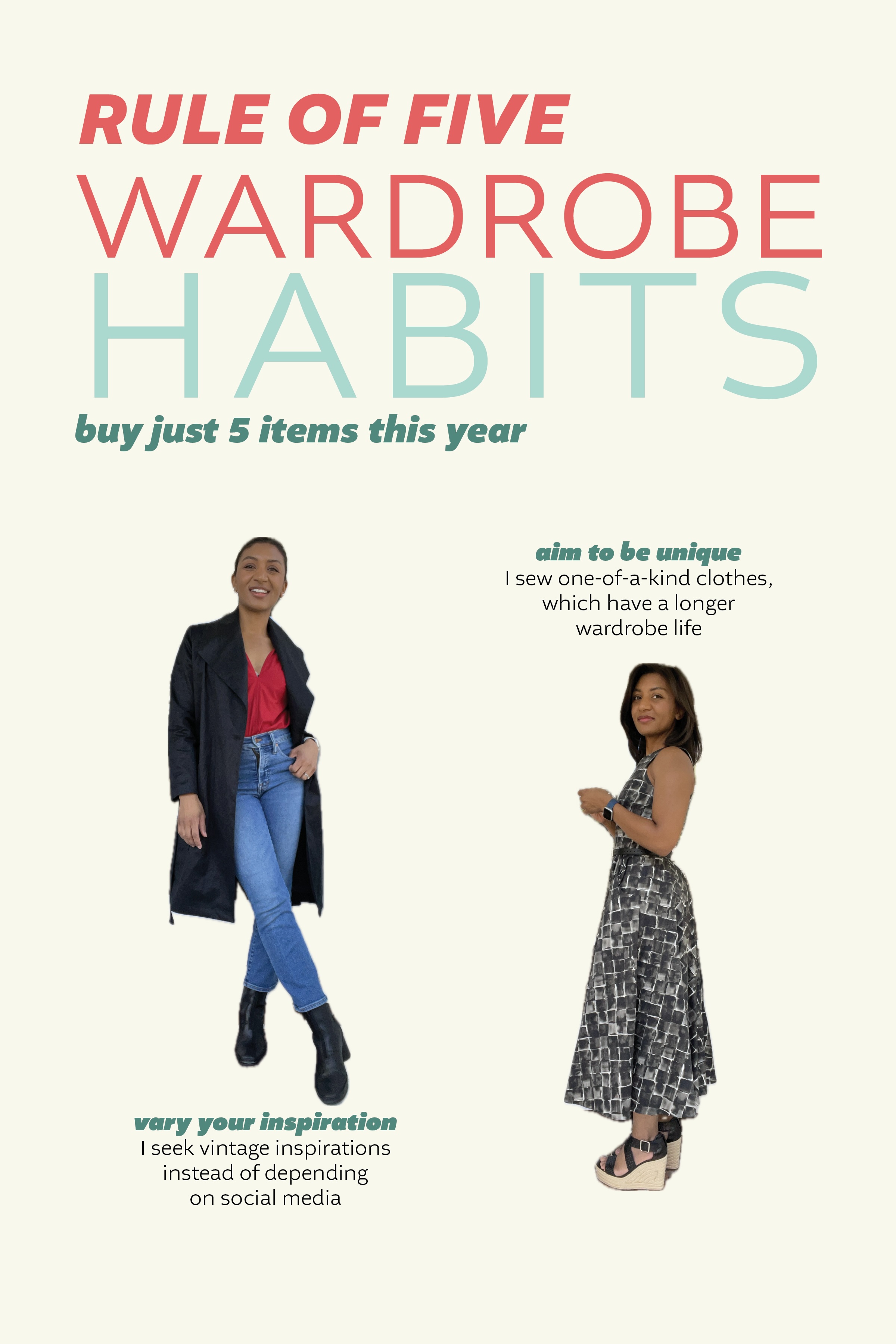 Stylebook Closet App: Rule of 5:How To Stop Over Consuming Clothes