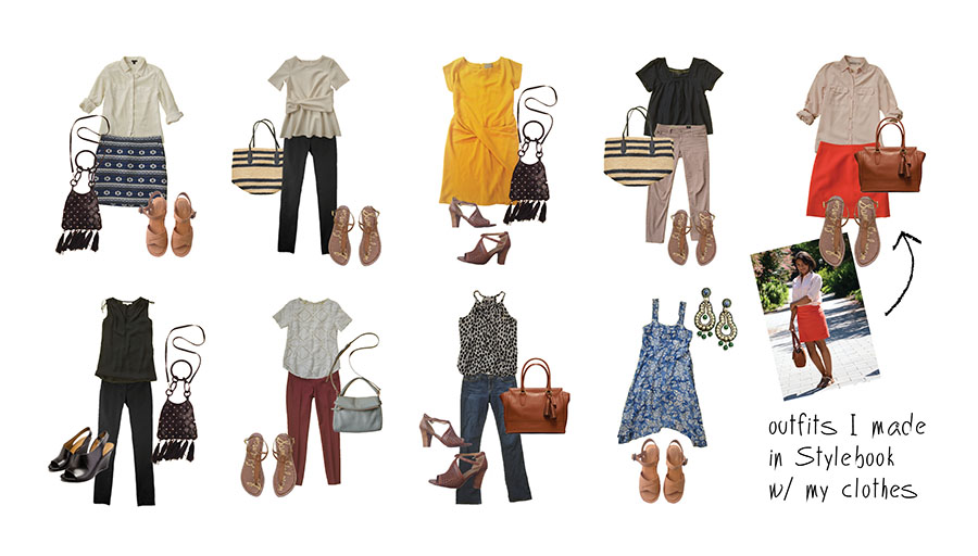 Stylebook Closet App: How To Shop Your Closet: The Amazing Spring